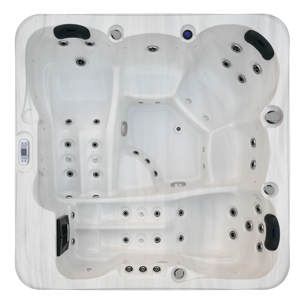 Minipiscina vasca idromassaggio 200x200x90 cm da esterno 5 persone | Bled Minipiscina vasca idromassaggio 200x200x90 cm da esterno 5 persone | Bled