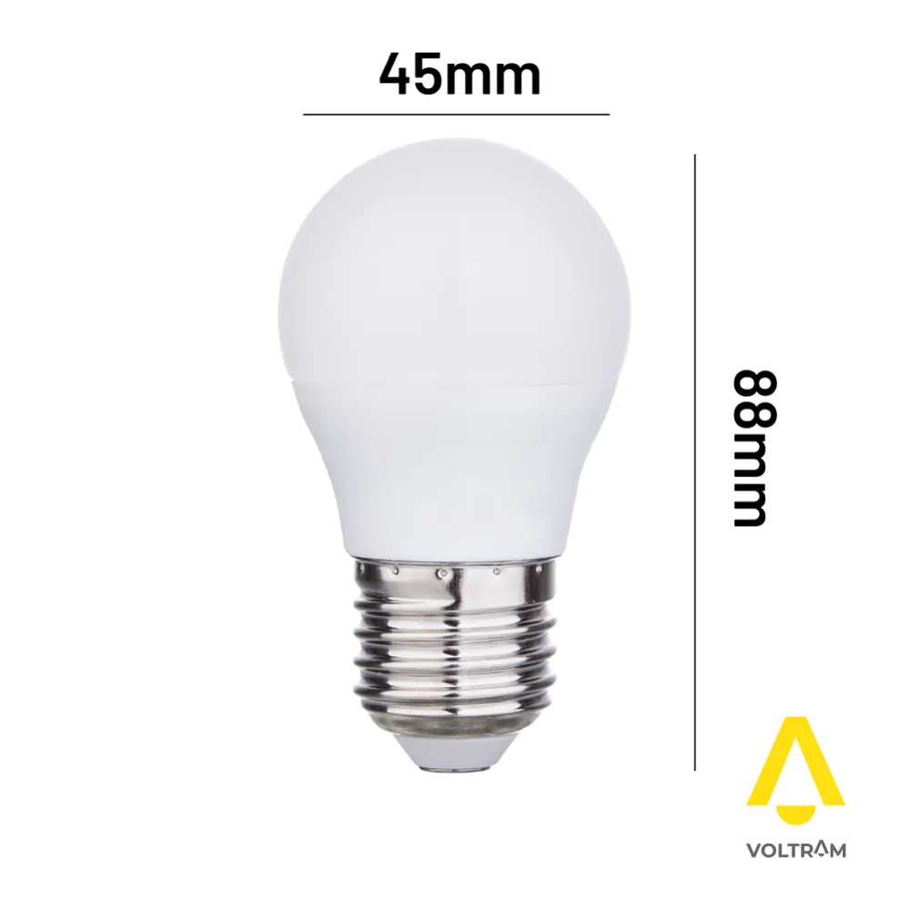 Lampadina LED E27 9W 850LM G45 bianco freddo 6000K