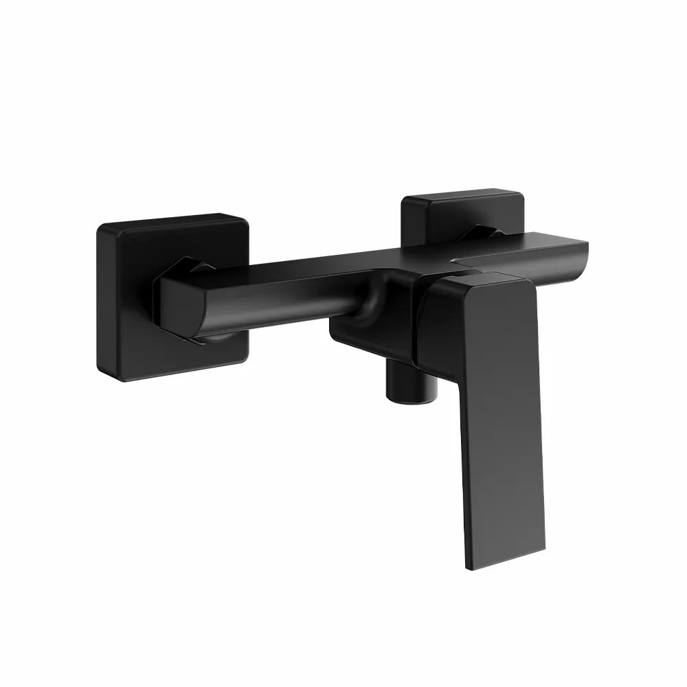 Miscelatore esterno doccia a muro nero opaco | Ingrid Miscelatore esterno doccia a muro nero opaco | Ingrid