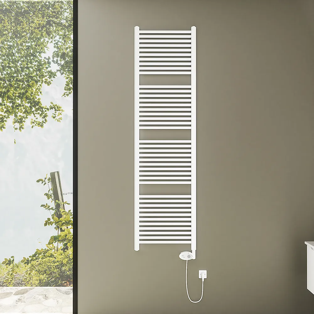 Termoarredo scaldasalviette elettrico 1800x500 bianco con termostato analogico | Antares Termoarredo scaldasalviette elettrico 1800x500 bianco con termostato analogico | Antares