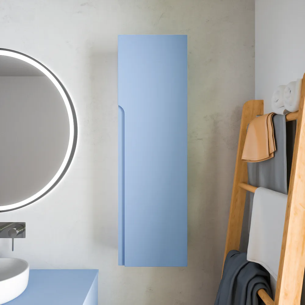 Colonna bagno sospesa altezza 100cm carta da zucchero reversibile | Ardenne Colonna bagno sospesa altezza 100cm carta da zucchero reversibile | Ardenne