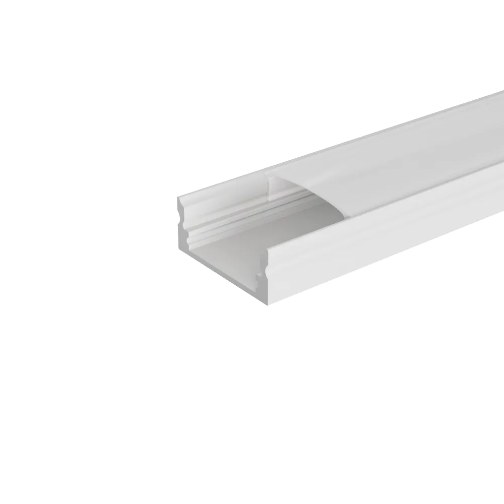Profilo slim bianco in alluminio 2mt per striscia led Profilo slim bianco in alluminio 2mt per striscia led