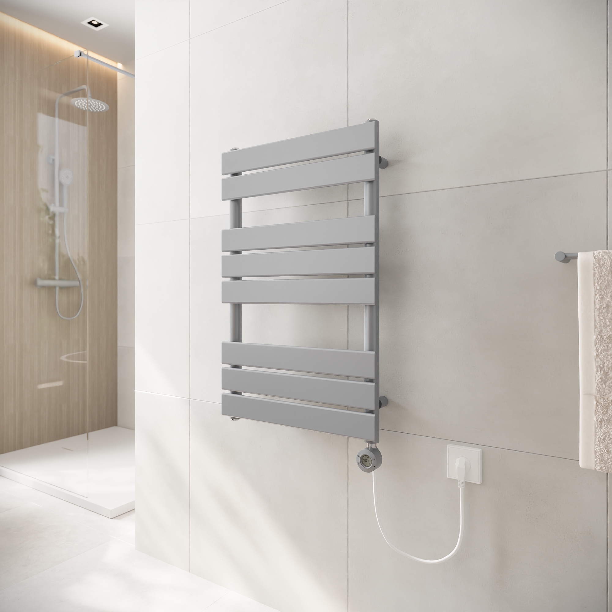 Termoarredo elettrico 800x500 antracite interasse 450 | Andromeda