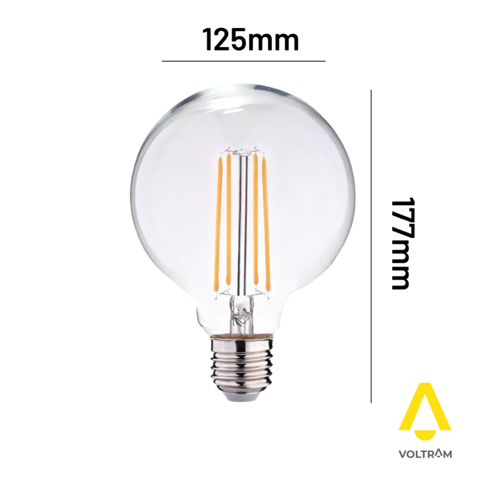 Lampadina LED E27 12W COG G125 dimmerabile 1680LM bianco caldo 2700K Lampadina LED E27 12W COG G125 dimmerabile 1680LM bianco caldo 2700K