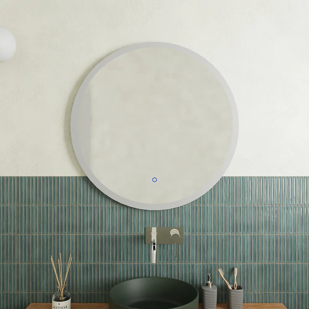 Specchio LED Tulup Cloud – 60 Cm – Luce Calda – Forma Nuvoletta – Per Bagno E Soggiorno – 58x58 Cm