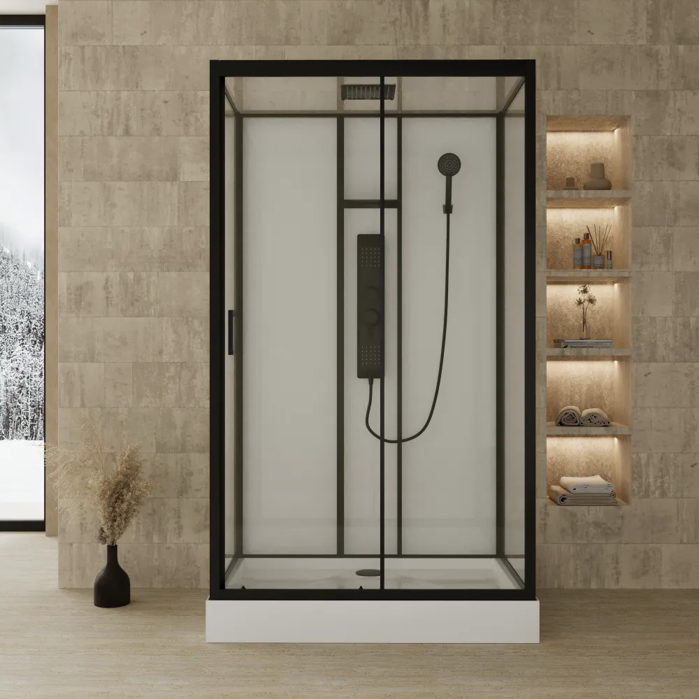 Cabina doccia idromassaggio 80x120 cm multifunzione h215cm | Ponza Cabina doccia idromassaggio 80x120 cm multifunzione h215cm | Ponza