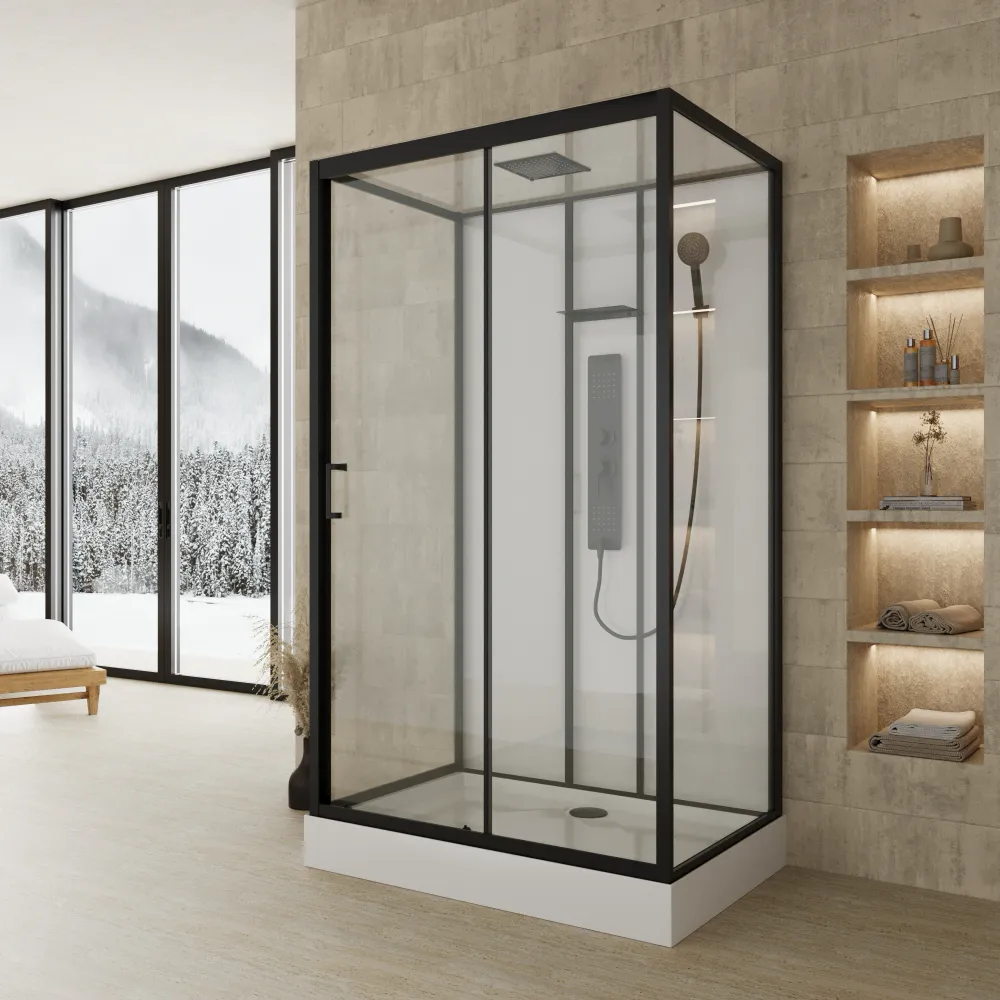 Cabina doccia idromassaggio 80x120 cm multifunzione h215cm | Ponza Cabina doccia idromassaggio 80x120 cm multifunzione h215cm | Ponza