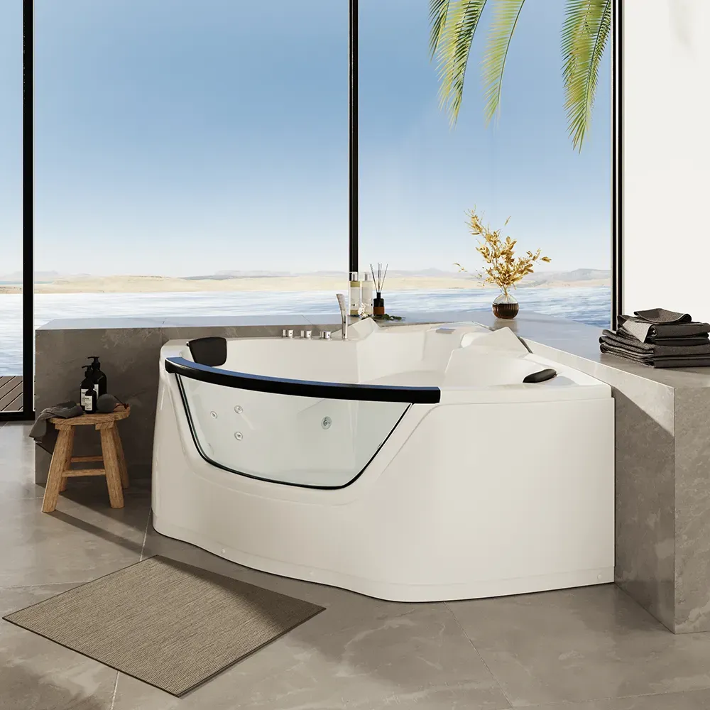 Vasca idromassaggio angolare 135x135 da interno design moderno | Bliss Eco Vasca idromassaggio angolare 135x135 da interno design moderno | Bliss Eco