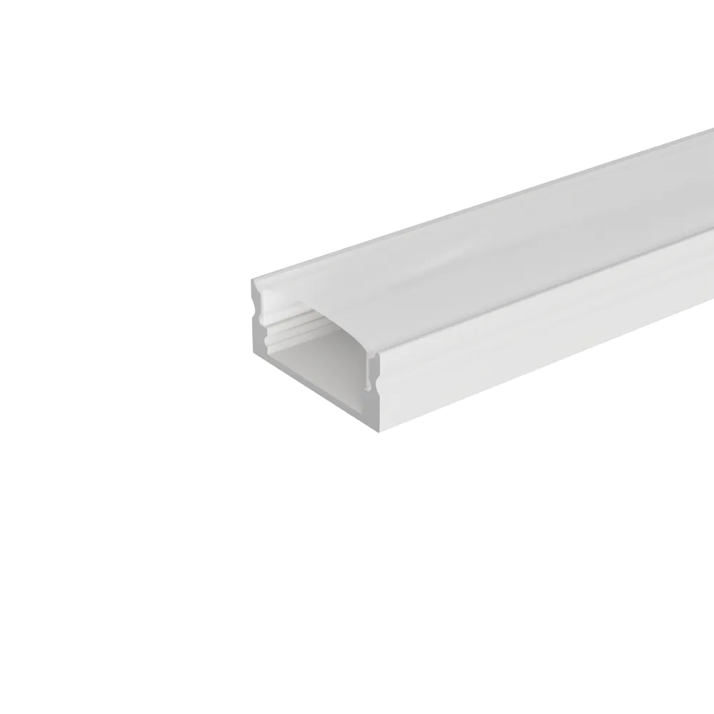 Profilo slim bianco in alluminio 2mt per striscia led Profilo slim bianco in alluminio 2mt per striscia led