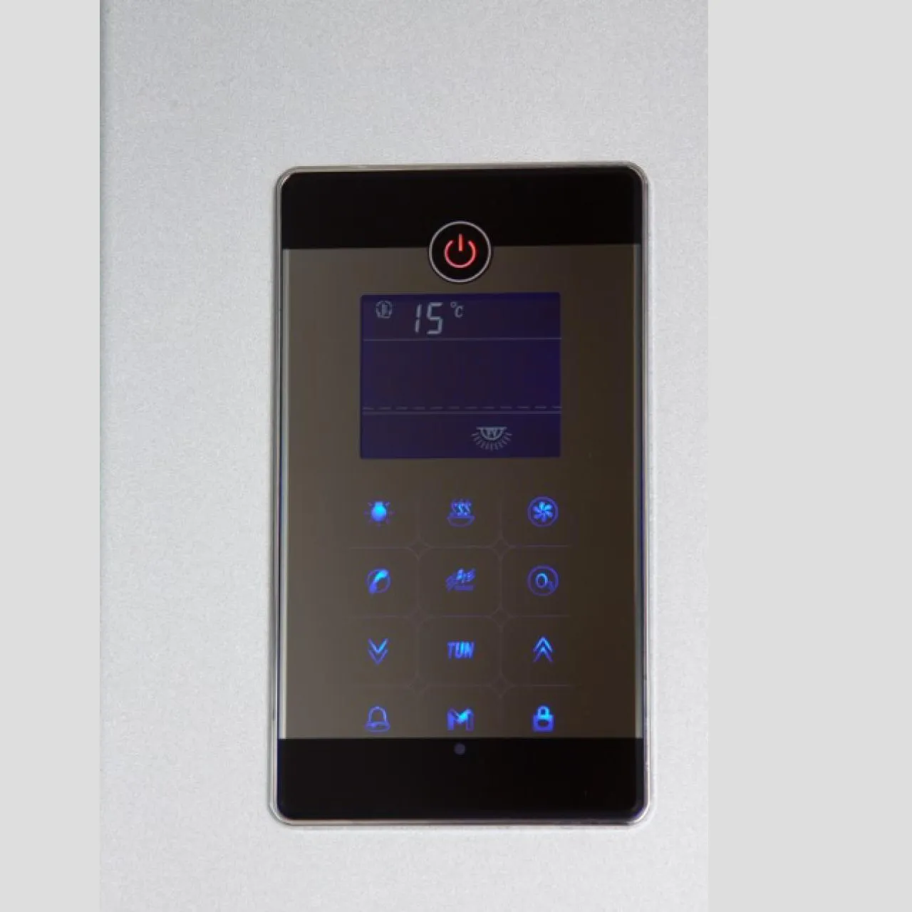 Pannello di controllo digital della cabina doccia idromassaggio mod. Giglio - Foto generale Pannello di controllo digital della cabina doccia idromassaggio mod. Giglio - Foto generale