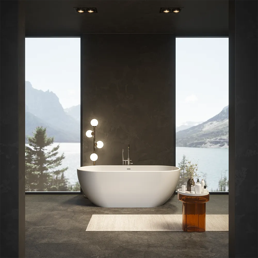 Vasca da bagno freestanding in acrilico bianco lucido mod. Cleopatra di Parama Vasca da bagno freestanding in acrilico bianco lucido mod. Cleopatra di Parama