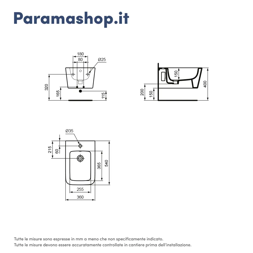 IDEAL STANDARD Coppia di sanitari sospesi: Bidet e Wc con sedile avvolgente Soft-Close | Blend Cube IDEAL STANDARD Coppia di sanitari sospesi: Bidet e Wc con sedile avvolgente Soft-Close | Blend Cube