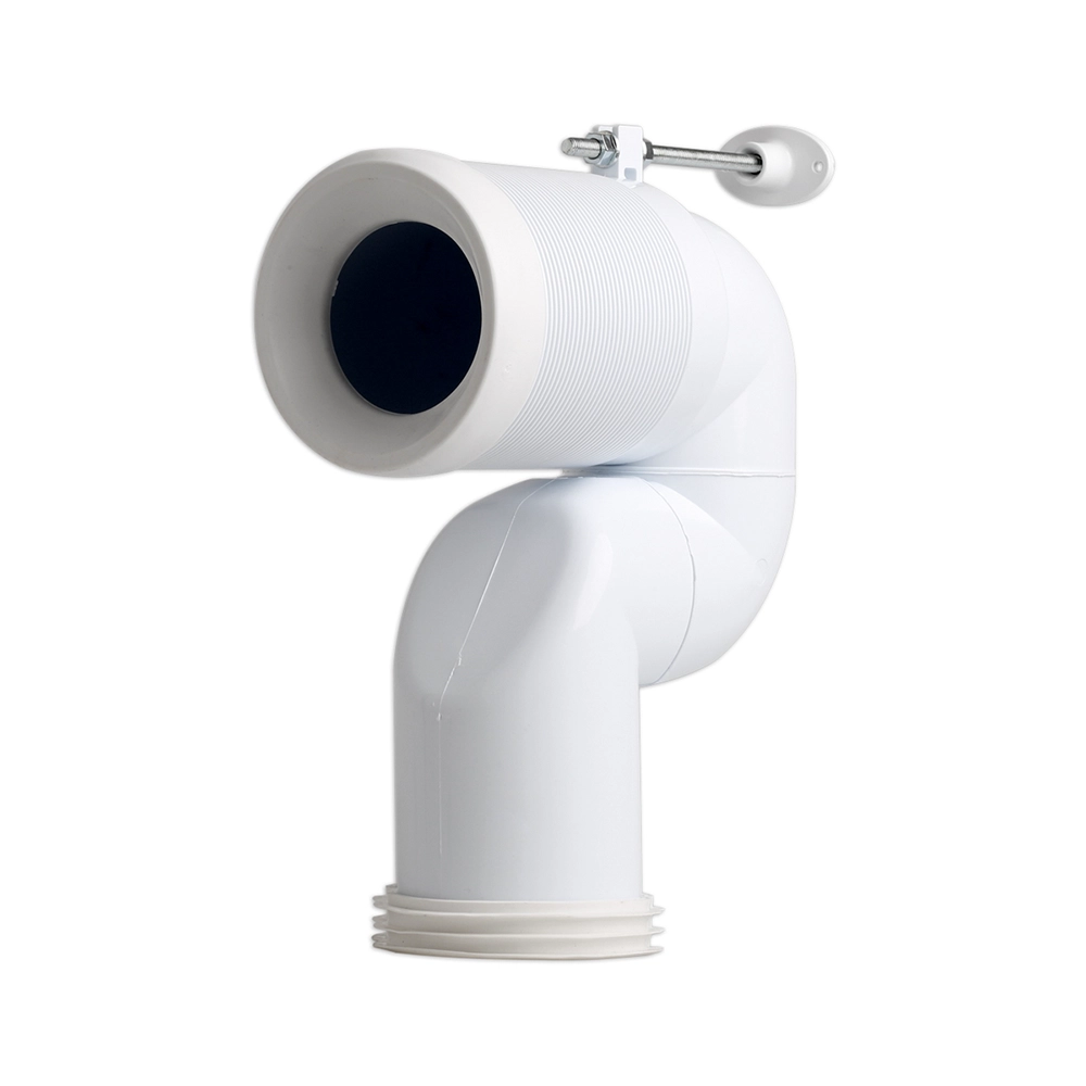 Curva tecnica per vaso traslato con scarico a terra da 15 a 23 cm Curva tecnica per vaso traslato con scarico a terra da 15 a 23 cm