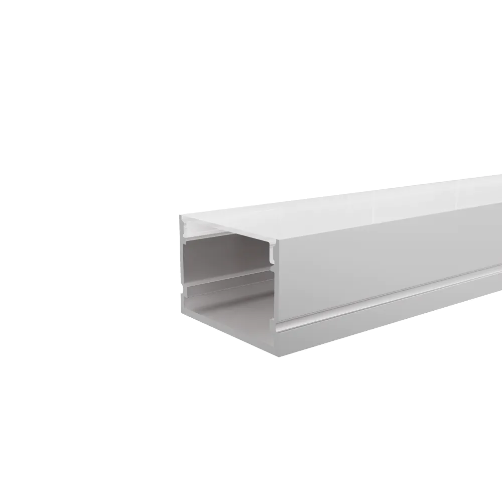 Profilo lineare XL 2mt in alluminio silver per striscia led Profilo lineare XL 2mt in alluminio silver per striscia led