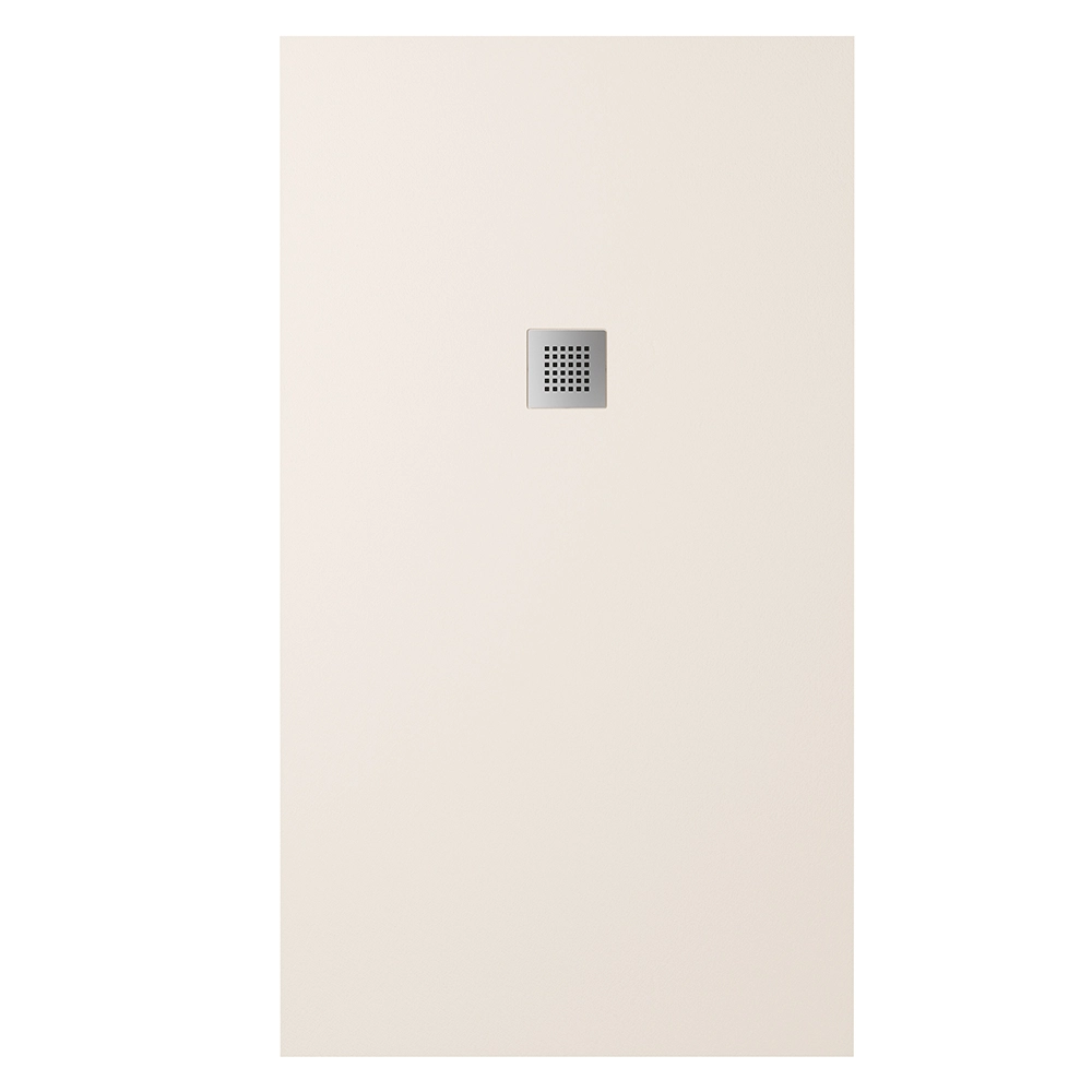 Piatto doccia 70x160cm in marmoresina avorio effetto pietra | Kos Piatto doccia 70x160cm in marmoresina avorio effetto pietra | Kos