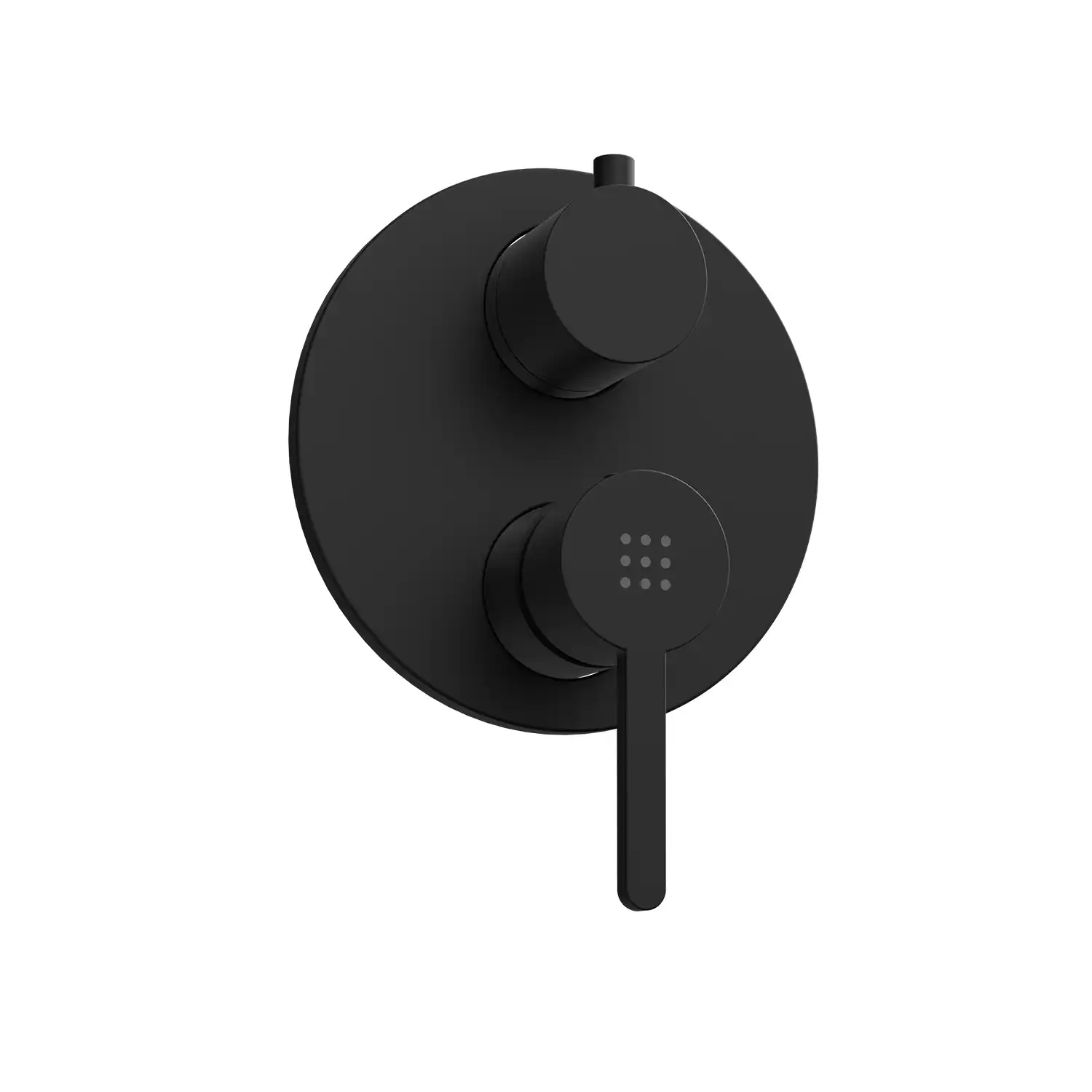 Miscelatore incasso doccia con deviatore nero opaco | Virna Miscelatore incasso doccia con deviatore nero opaco | Virna