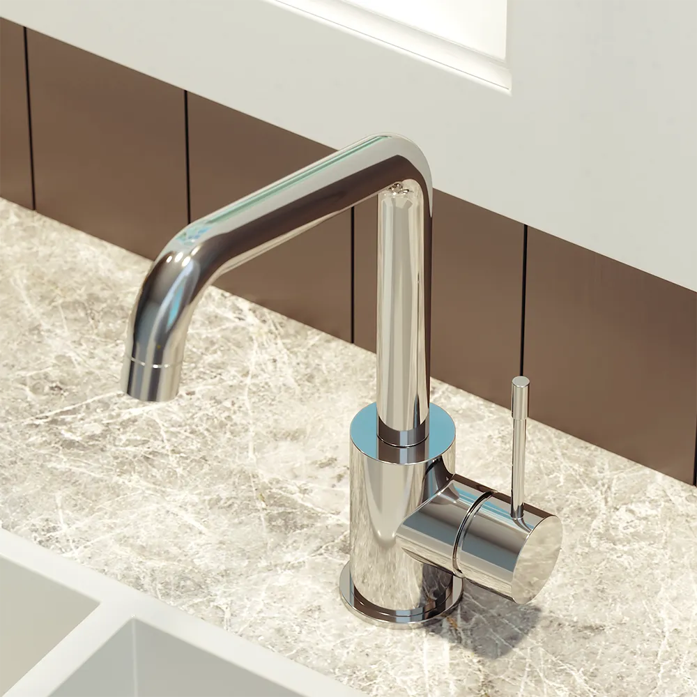 Miscelatore lavello cucina cromato con canna girevole | Aneto Miscelatore lavello cucina cromato con canna girevole | Aneto