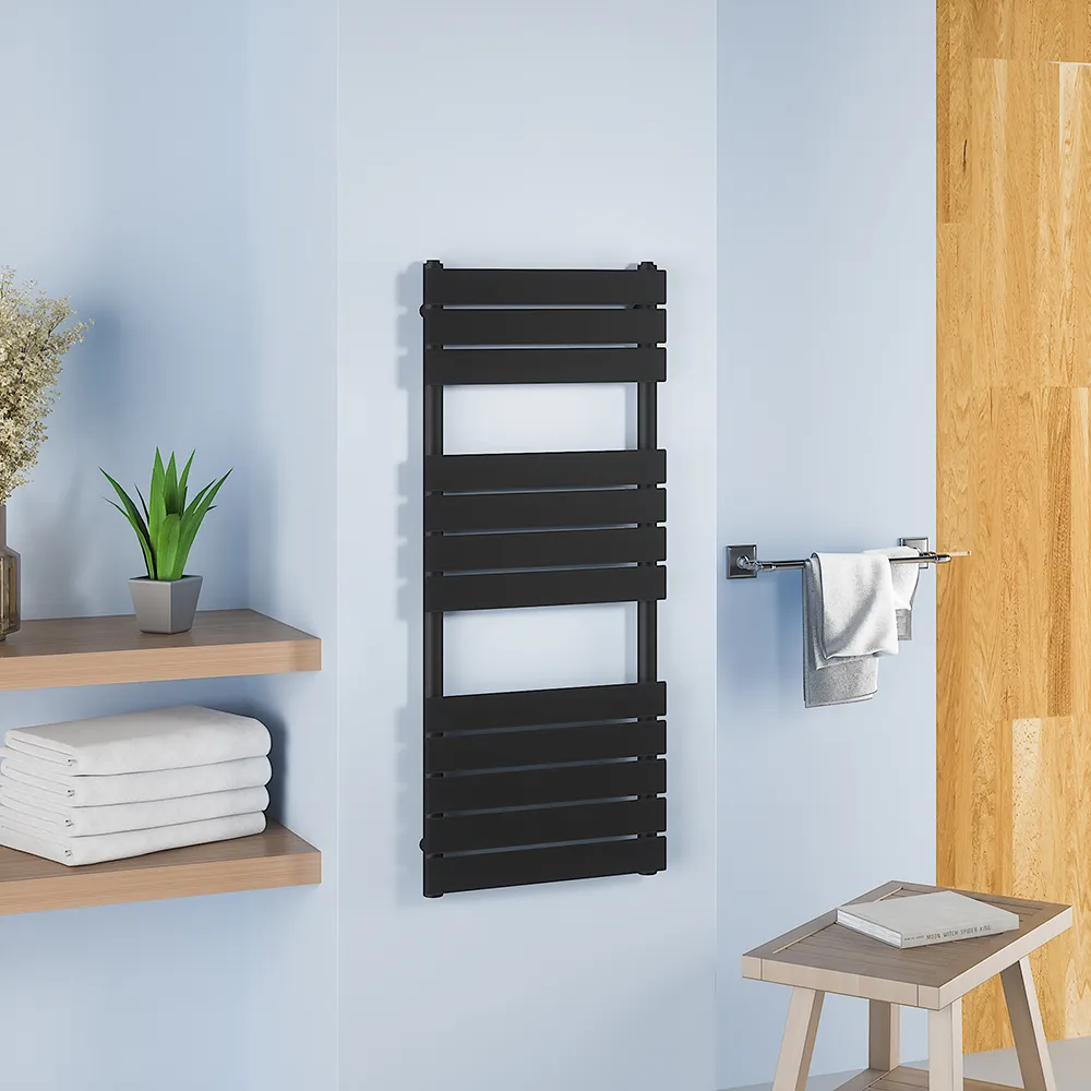 Termoarredo scaldasalviette 1200x500 nero opaco interasse 450 | Sirio Termoarredo scaldasalviette 1200x500 nero opaco interasse 450 | Sirio