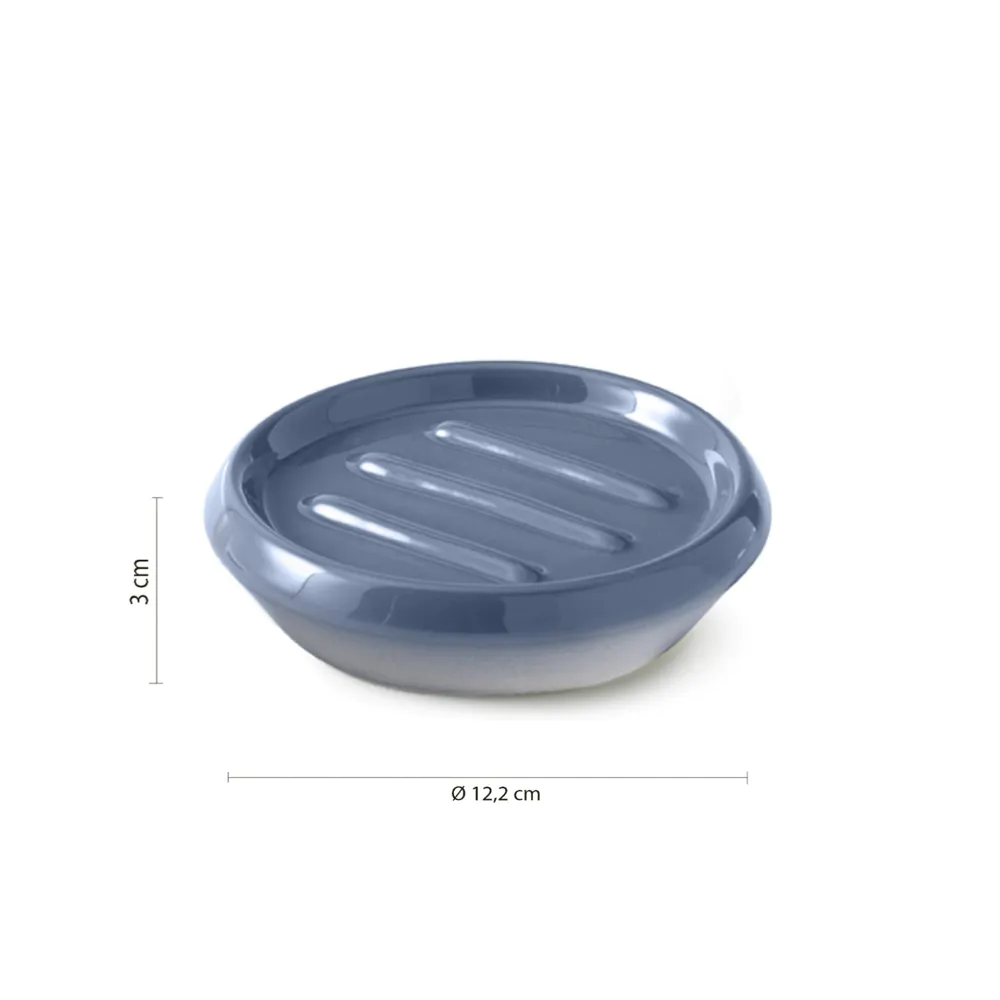 Portasapone Gedy in ceramica degradè blu | Shejla