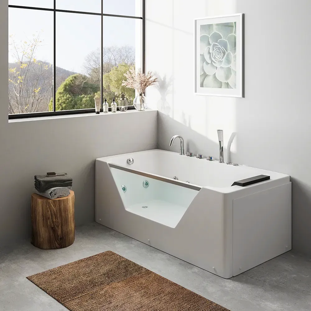 Vasca idromassaggio per interno 170x80 cm design moderno | Chill Eco Vasca idromassaggio per interno 170x80 cm design moderno | Chill Eco