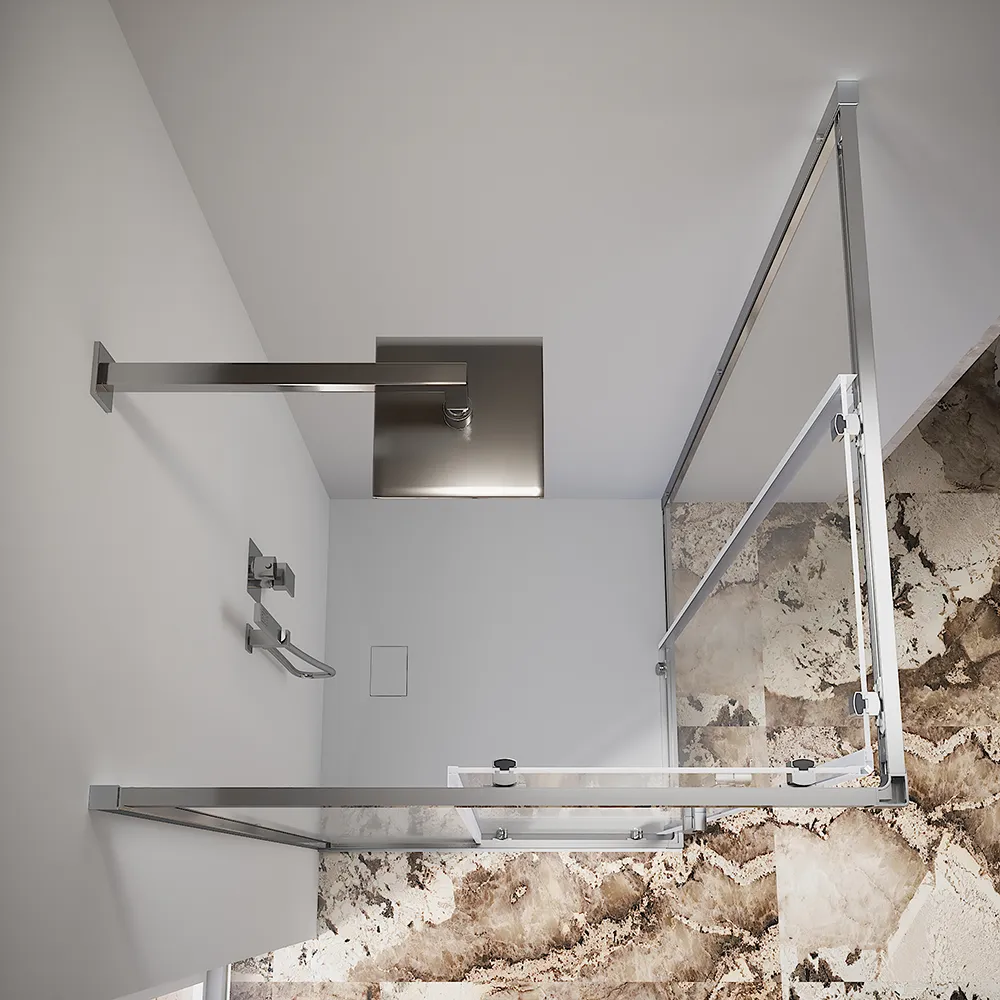 Box doccia 80x80 cm angolare scorrevole vetro trasparente 6 mm h185 | Tonga Box doccia 80x80 cm angolare scorrevole vetro trasparente 6 mm h185 | Tonga