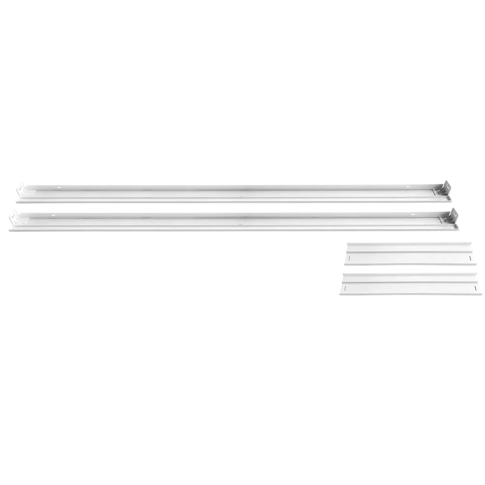Cornice bianca in alluminio per pannello LED 120x30