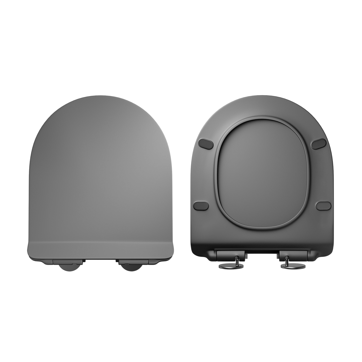 Sedile grigio opaco soft-close per vaso sospeso modello Parigi e Barcellona Sedile grigio opaco soft-close per vaso sospeso modello Parigi e Barcellona