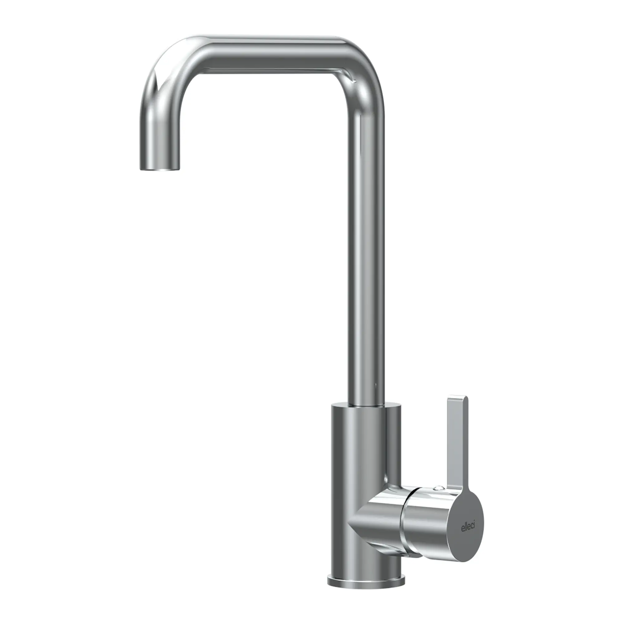 Elleci Miscelatore lavello cucina monocomando con canna girevole finitura cromata | Drive Elleci Miscelatore lavello cucina monocomando con canna girevole finitura cromata | Drive