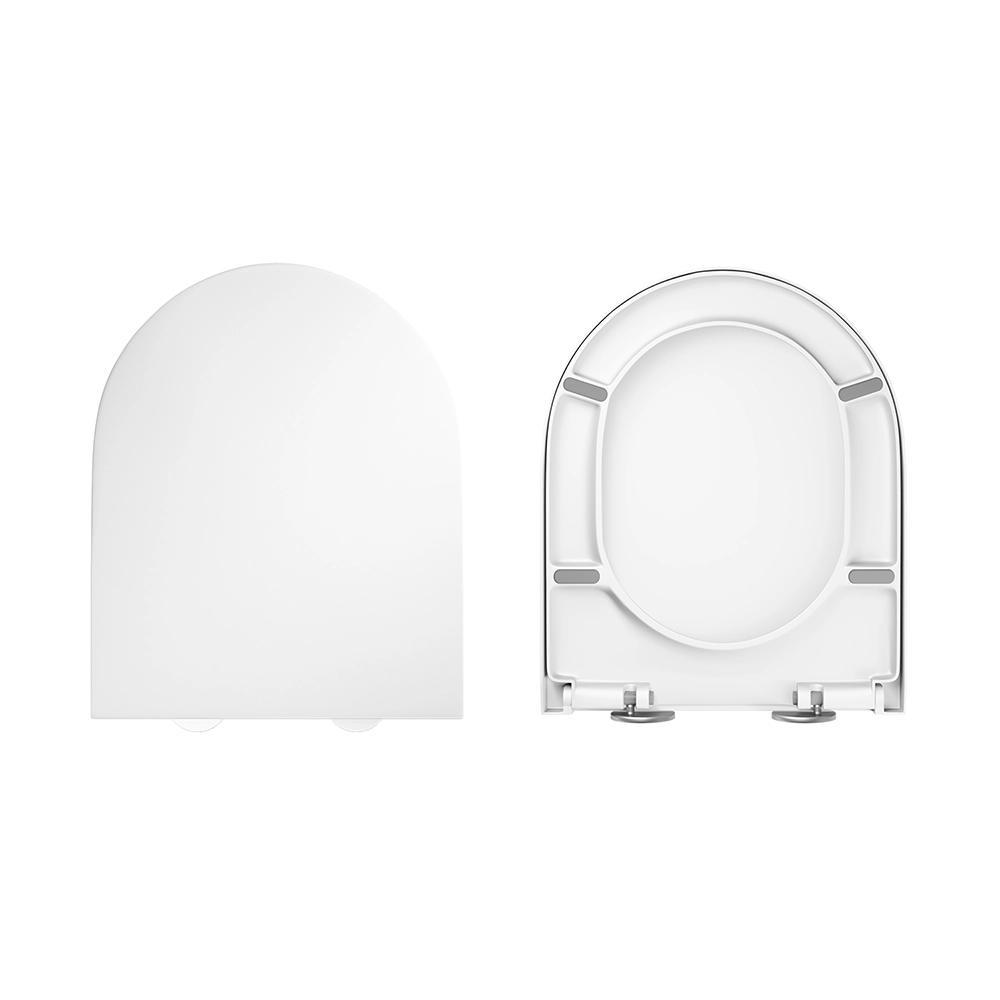 Sedile bianco lucido soft-close per vaso filomuro modello Roma Sedile bianco lucido soft-close per vaso filomuro modello Roma