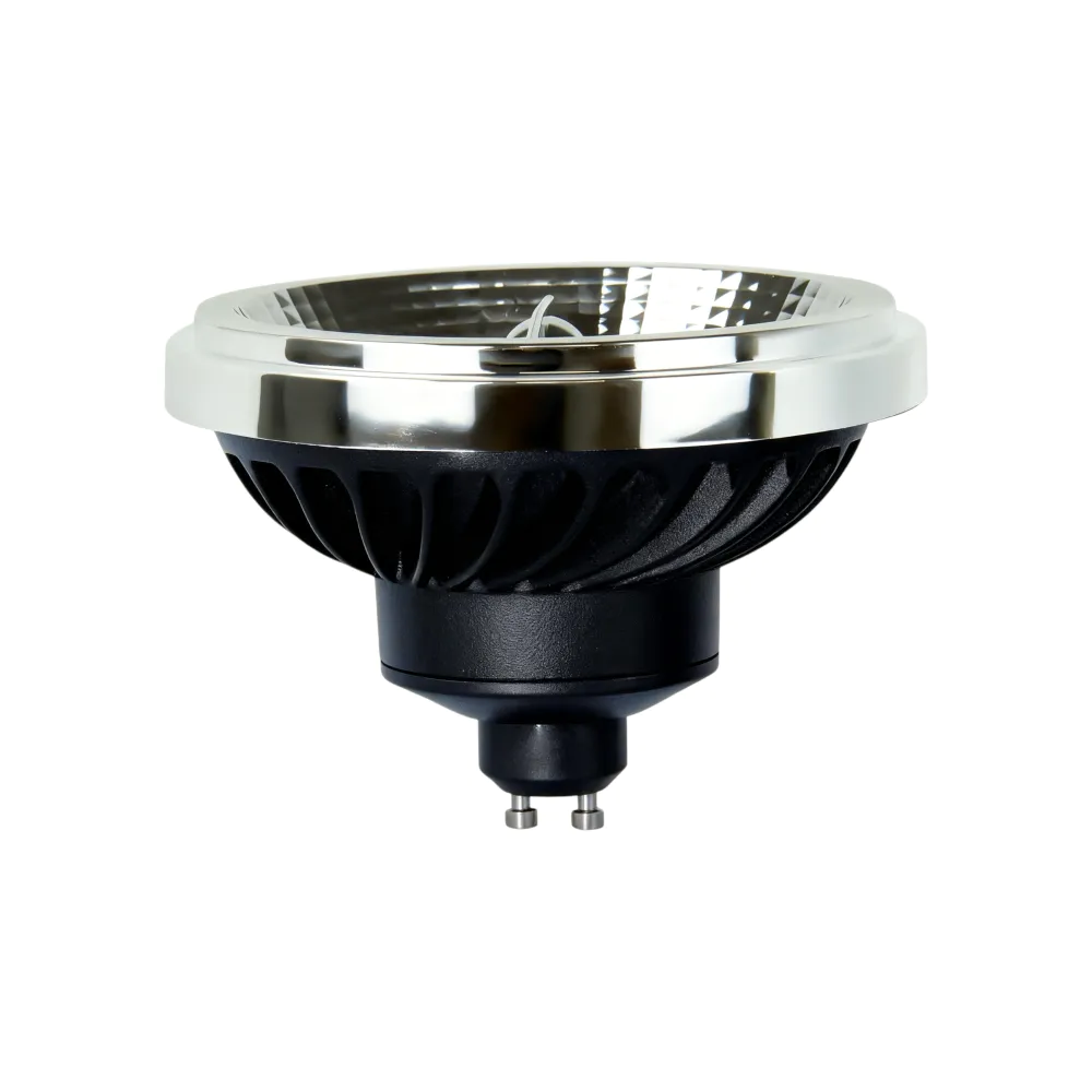 Lampadina LED AR111 nero 15W 1425LM IP20 bianco naturale 4000K