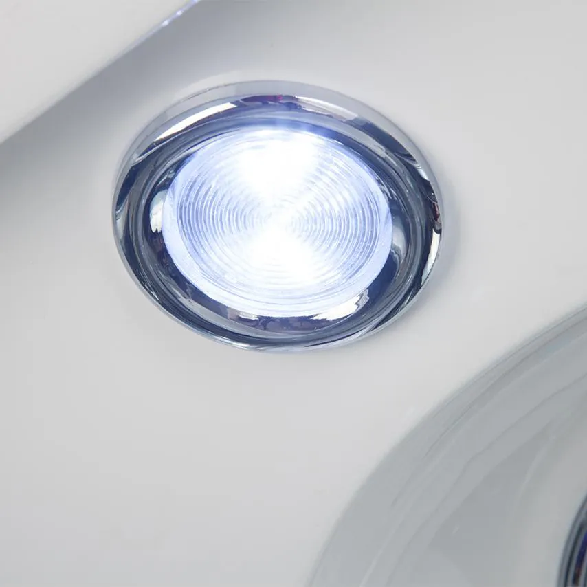 Luce LED superiore della doccia idromassaggio mod. Giglio Luce LED superiore della doccia idromassaggio mod. Giglio