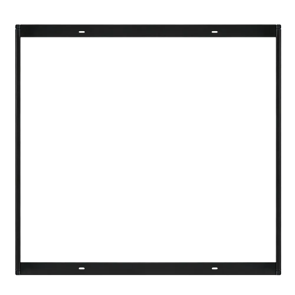 Cornice nera in alluminio per pannello LED 60x60