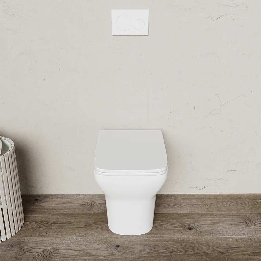 Vaso filomuro rimless in ceramica bianco lucido con sedile soft-close | Havana Vaso filomuro rimless in ceramica bianco lucido con sedile soft-close | Havana