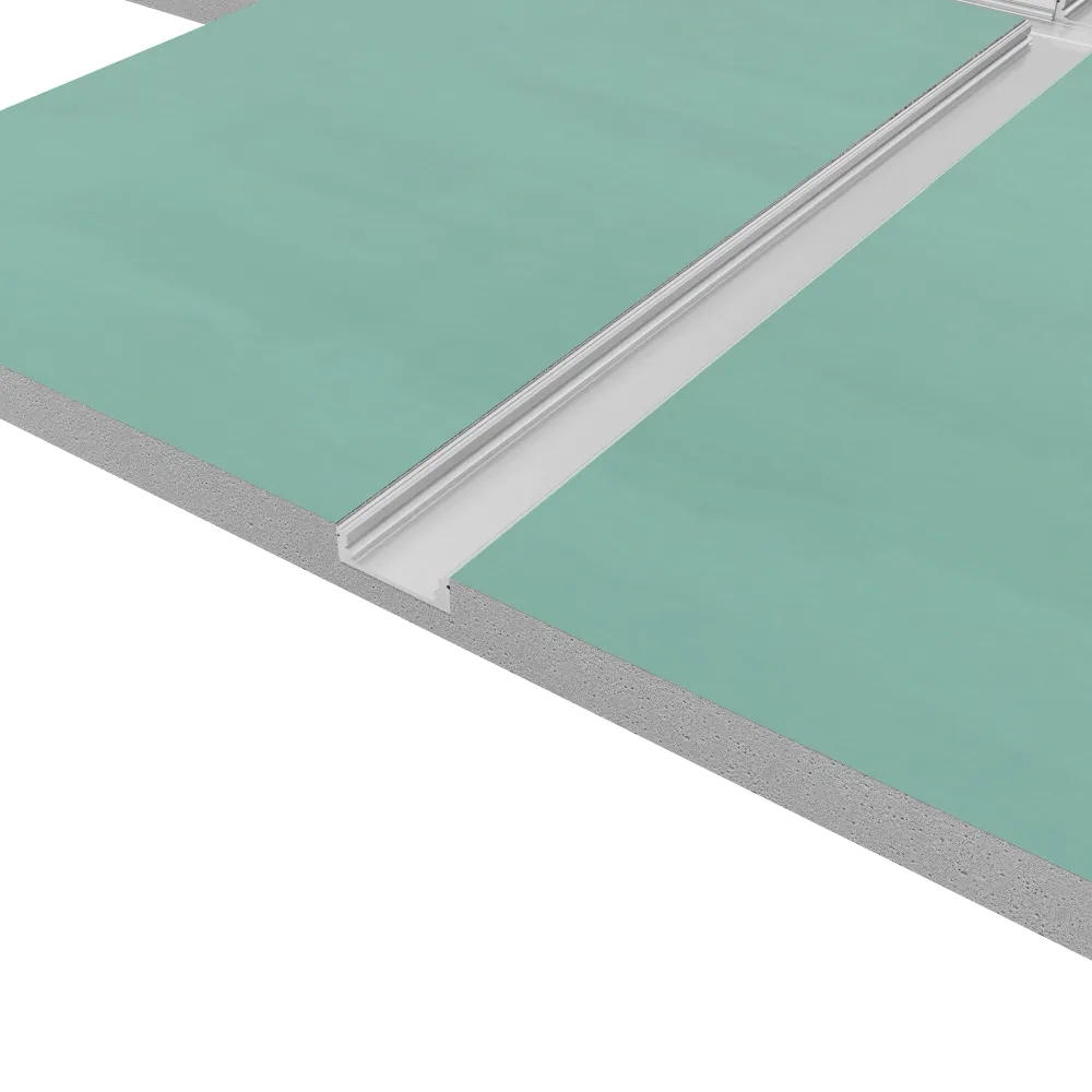 Cartongesso con profilo in alluminio integrato "X" resistente all'umidità