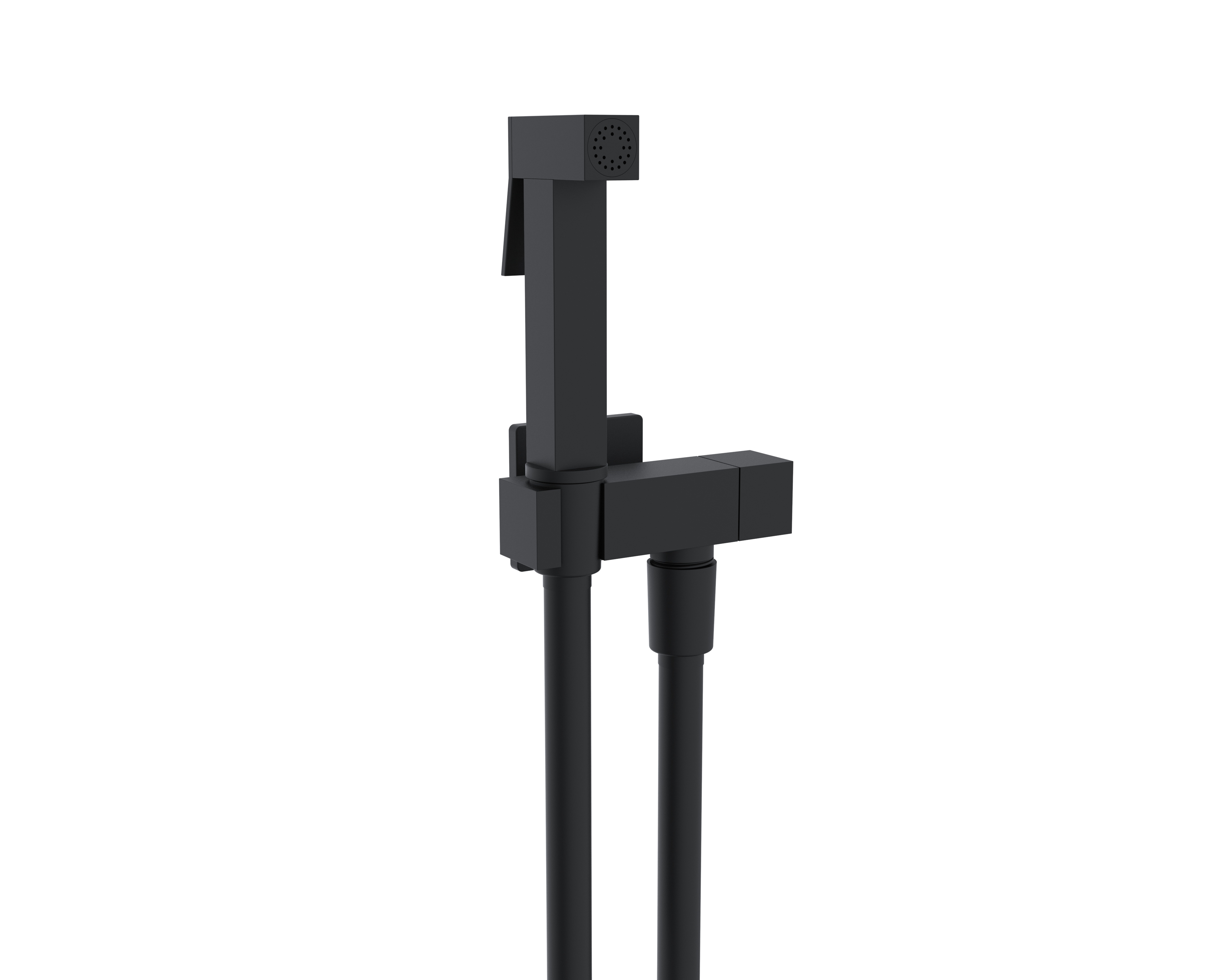 Idroscopino quadrato in ottone nero opaco con rubinetto di arresto e flessibile 120cm Idroscopino quadrato in ottone nero opaco con rubinetto di arresto e flessibile 120cm
