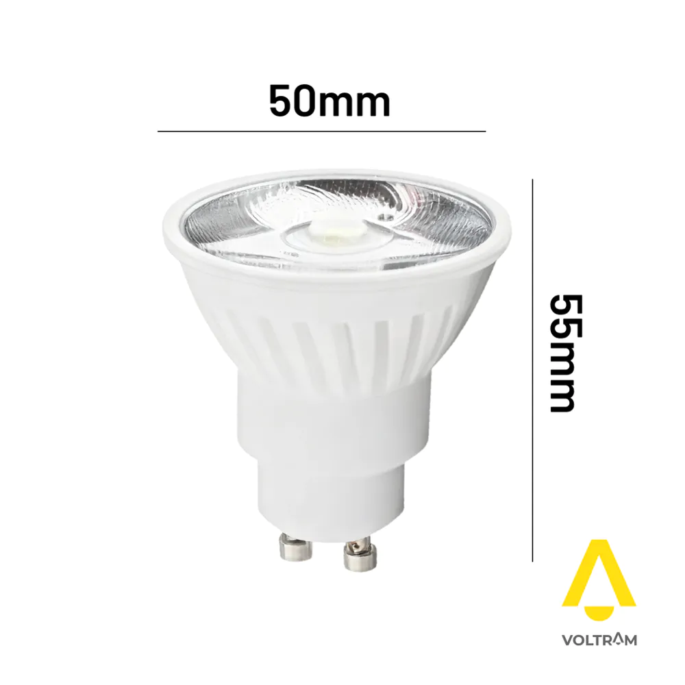 Lampadina LED GU10 ceramica 8W 840LM IP20 bianco caldo 2700K Lampadina LED GU10 ceramica 8W 840LM IP20 bianco caldo 2700K