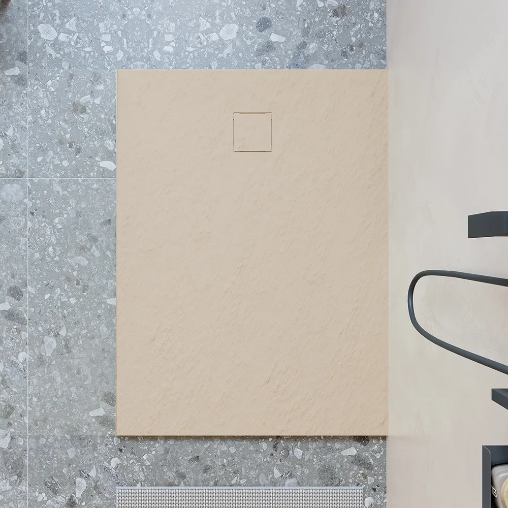 Piatto doccia 70x120 cm colore avorio effetto pietra | Samos Piatto doccia 70x120 cm colore avorio effetto pietra | Samos
