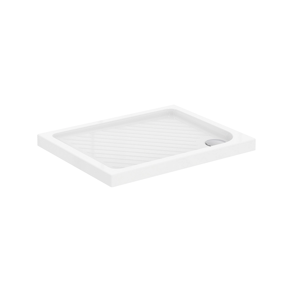 Ideal Standard piatto doccia 80x100x7h cm in ceramica bianco lucido design anti-scivolo mod. Eurovit Ideal Standard piatto doccia 80x100x7h cm in ceramica bianco lucido design anti-scivolo mod. Eurovit
