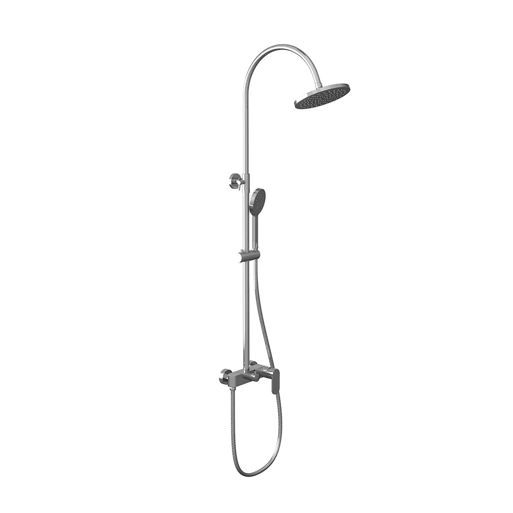 Colonna doccia soffione 20 cm con finitura cromata | Piave Colonna doccia soffione 20 cm con finitura cromata | Piave