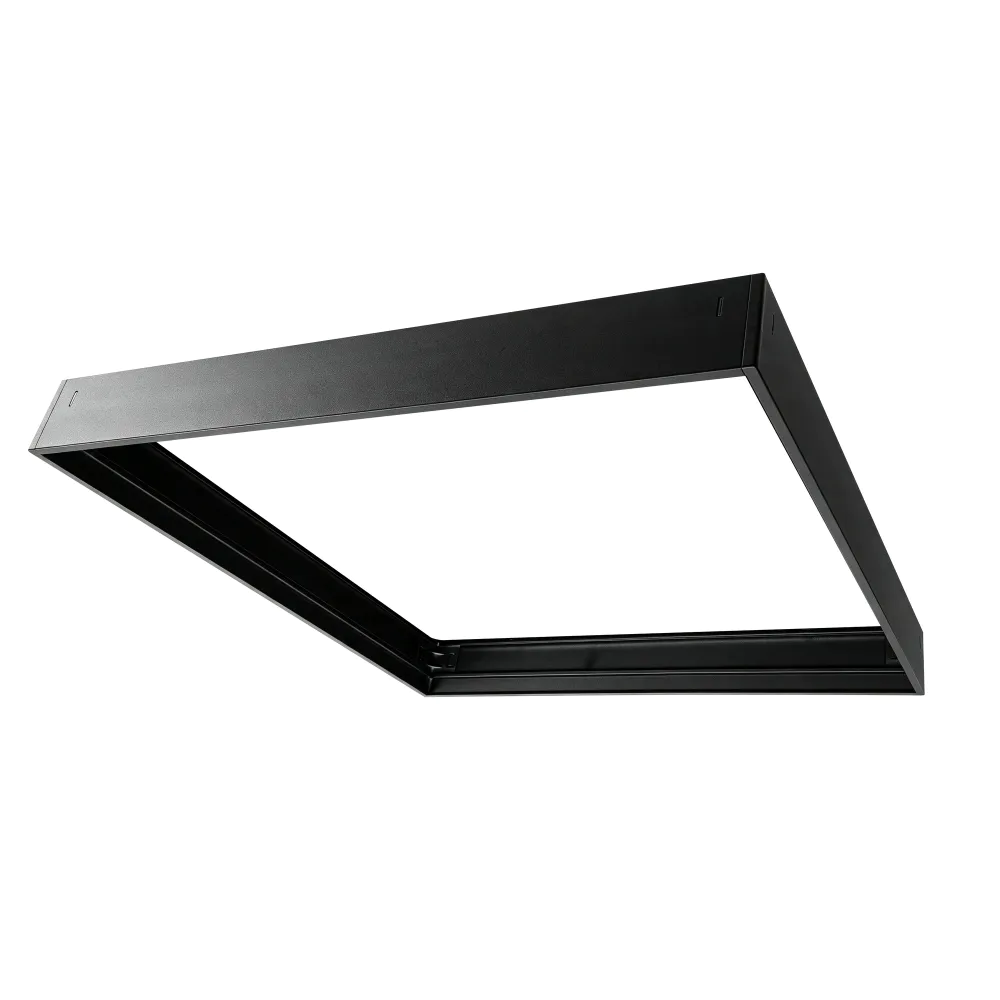 Cornice nera in alluminio per pannello LED 60x60