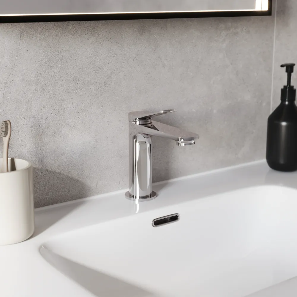 Set miscelatori: lavabo bidet senza scarico ed esterno vasca a muro cromato | Anne Set miscelatori: lavabo bidet senza scarico ed esterno vasca a muro cromato | Anne