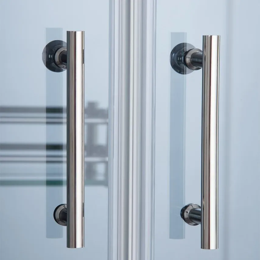 Maniglia in acciaio inox della doccia idromassaggio con vasca mod. Giglio Maniglia in acciaio inox della doccia idromassaggio con vasca mod. Giglio