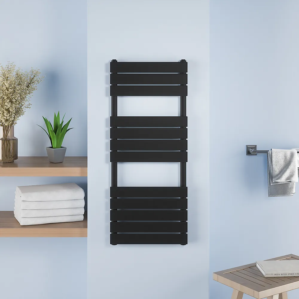 Termoarredo scaldasalviette 1200x500 nero opaco interasse 450 | Sirio Termoarredo scaldasalviette 1200x500 nero opaco interasse 450 | Sirio