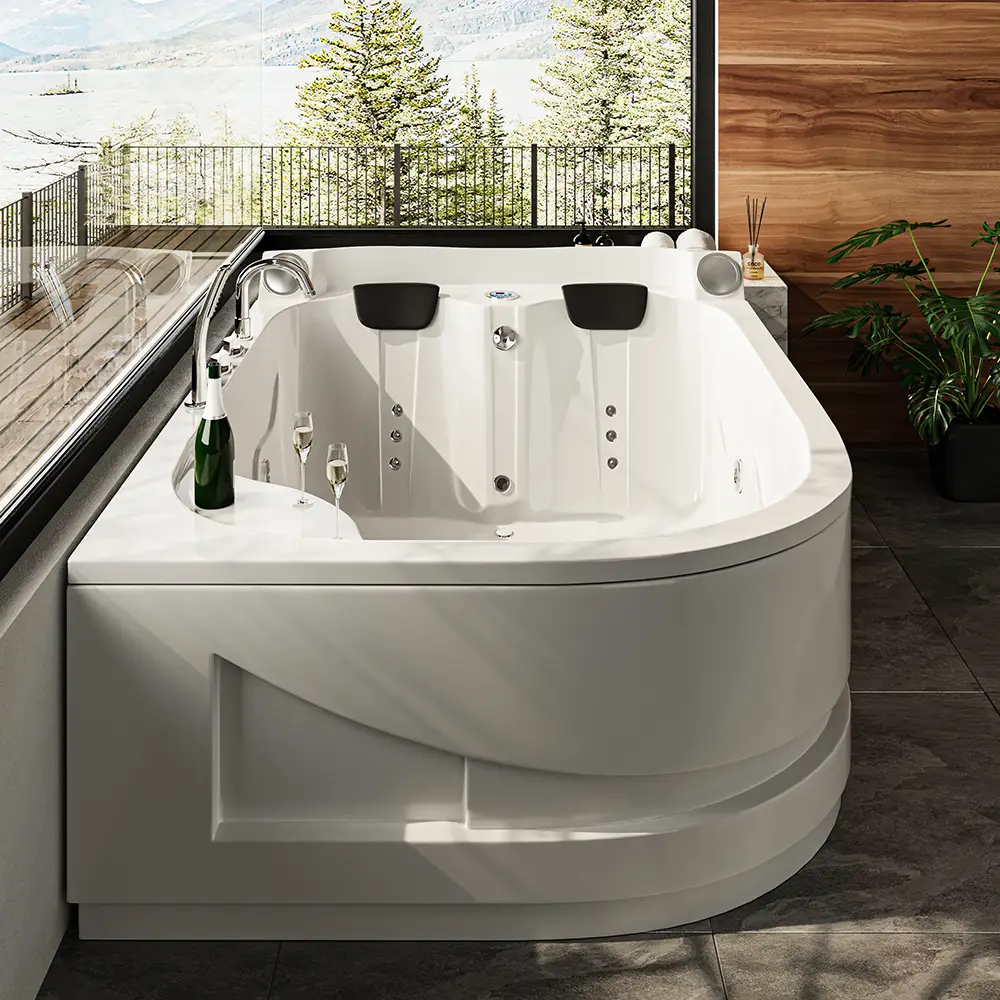 Vasca idromassaggio da interno mod. Lullaby - Vista frontale Vasca idromassaggio da interno mod. Lullaby - Vista frontale