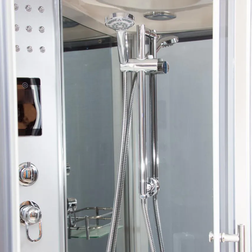 Doccino regolabile in altezza ed estraibile della doccia idromassaggio con vasca mod. Giglio Doccino regolabile in altezza ed estraibile della doccia idromassaggio con vasca mod. Giglio