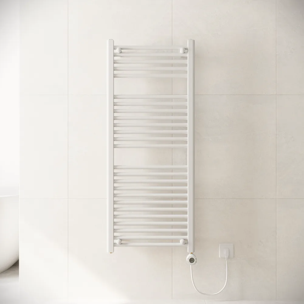 Termoarredo elettrico 1200x500 bianco opaco interasse 450 | Polaris