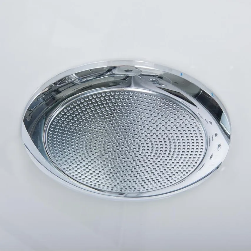 Dettaglio cassa altoparlante della cabina doccia idromassaggio mod. Giglio Dettaglio cassa altoparlante della cabina doccia idromassaggio mod. Giglio