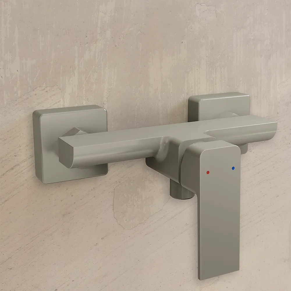 Miscelatore esterno doccia a muro nickel spazzolato | Ingrid Miscelatore esterno doccia a muro nickel spazzolato | Ingrid