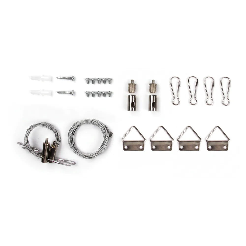 Kit sospensione completo per pannelli LED Kit sospensione completo per pannelli LED