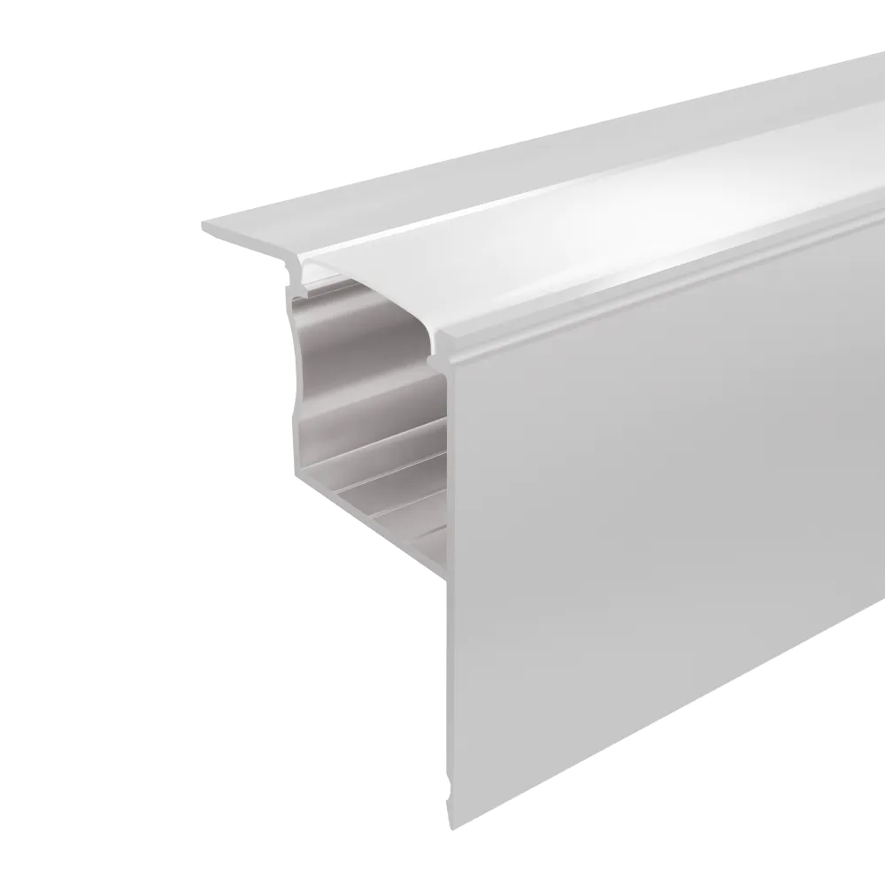 Profilo angolare in alluminio silver da incasso 2mt per cartongesso per striscia led Profilo angolare in alluminio silver da incasso 2mt per cartongesso per striscia led